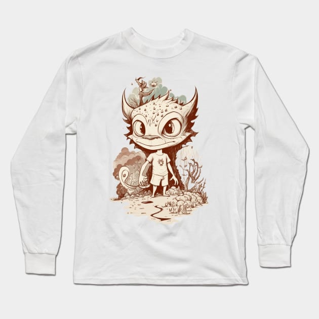 Mystical fantasy character. Long Sleeve T-Shirt by AndreKENO